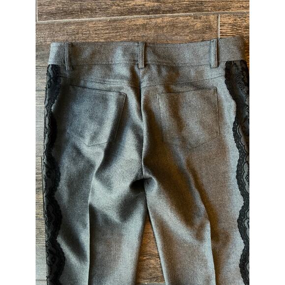 Valentino Roma Wool and Lace gray pants 10 - Picture 7 of 7